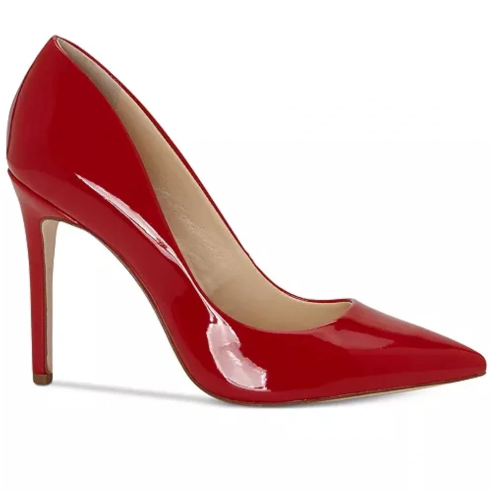 Jessica Simpson Nettles Red Patent Heels - Picture 2 of 10